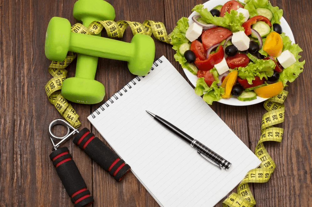 elaboración de un plan de dieta para bajar de peso