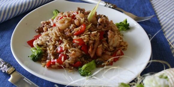 arroz con verduras para la dieta dukan